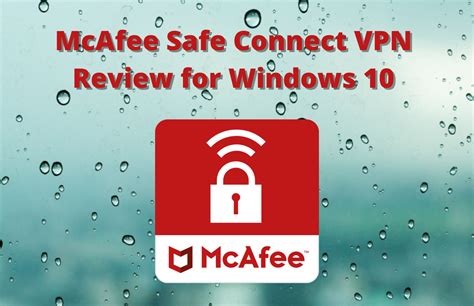 mcafee vpn can t connect